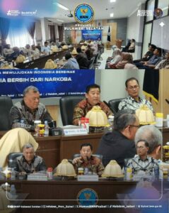 INSPEKTORAT UTAMA BNN MENGIKUTI TAKLIMAT AWAL PEMERIKSAAN INTERIM LK BNN TAHUN 2025 DI BNNP SULAWESI SELATAN